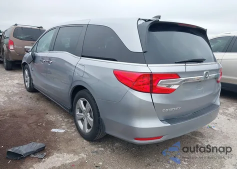 2019 Honda Odyssey Ex-L z USA, uszkodzony, nr VIN 5FNRL6H72KB032827
